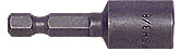 Official CRL photograph of 3/8" x 1-3/4" Magnetic Head Screwgun Nut Setter Socket