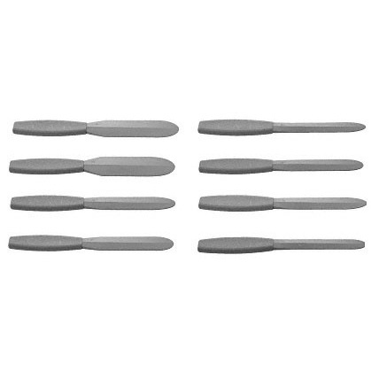 CRL PC1080 set of eight gray plastic caulking applicator tools in assorted profiles