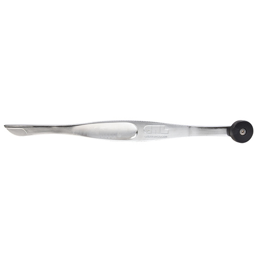 CRL VR17 extra long aluminum vinyl roller with pointed handle tip and black wheel